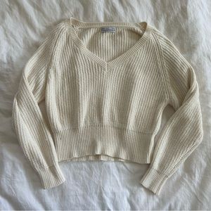 Urban outfitters cream knit sweater